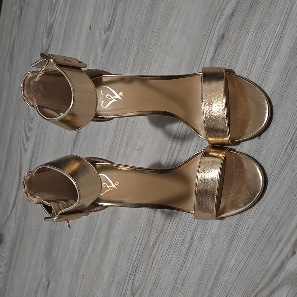 Champagne colored heels